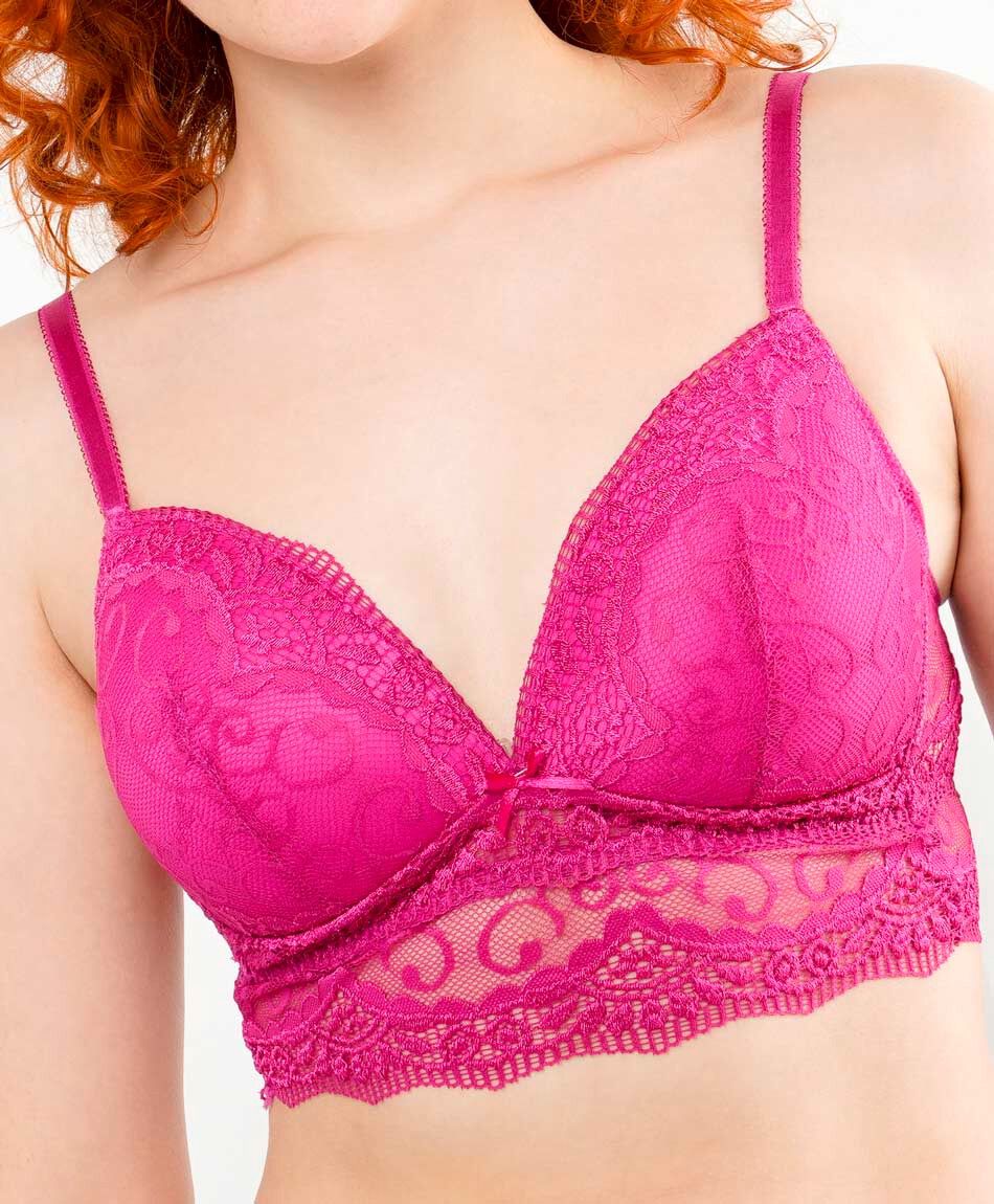 Bralette mujer encajes dise&ntilde;o colores
