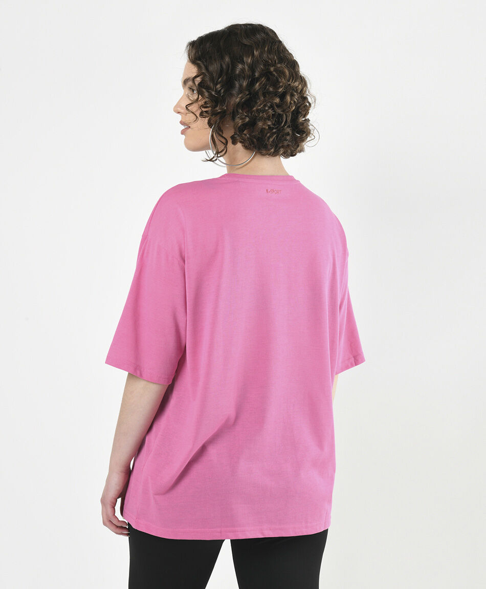 Polera deportiva mujer brooklyn oversize