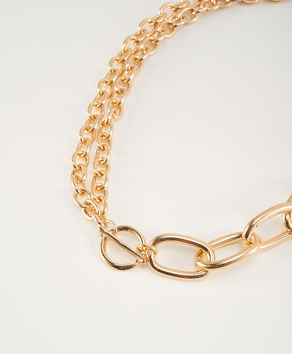Collar mujer mix cadenas