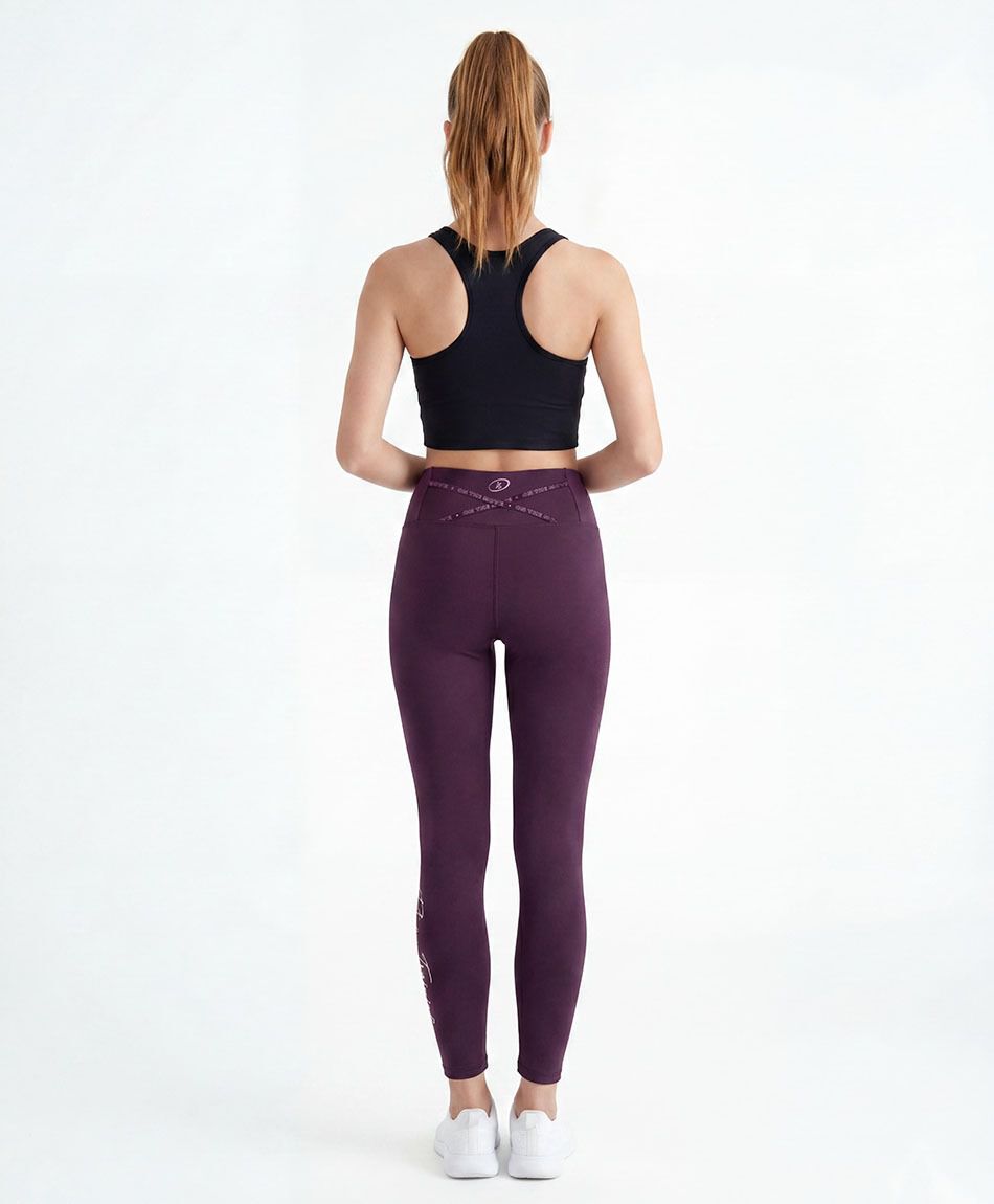 Calza deportiva mujer el&aacute;sticos cruzados