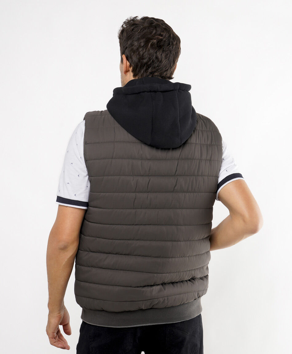 Campera hombre acolchada sin mangas