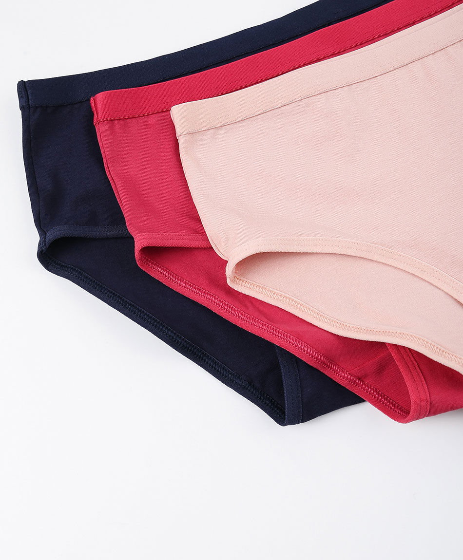 Pack 3 calzones escolar ni&ntilde;a tricolor