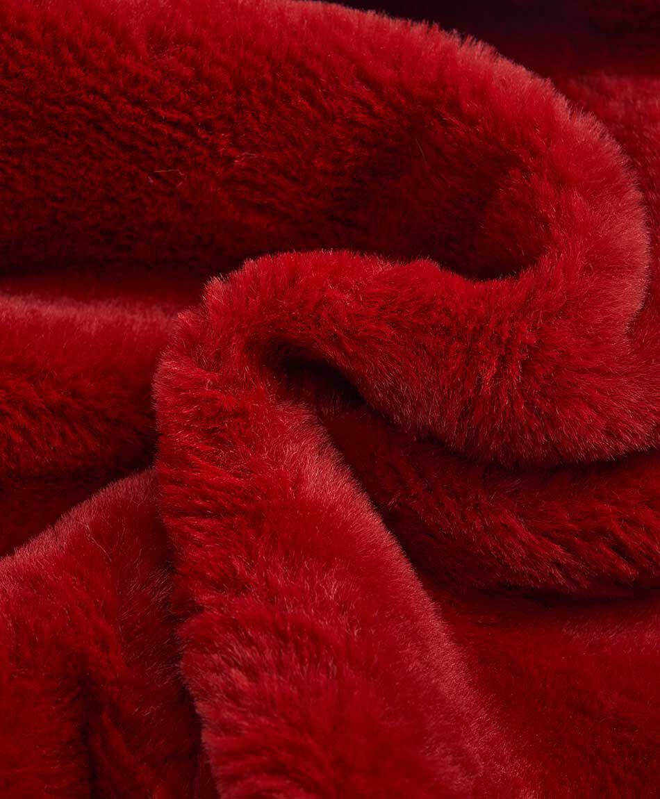 Cuello mujer efecto peluche