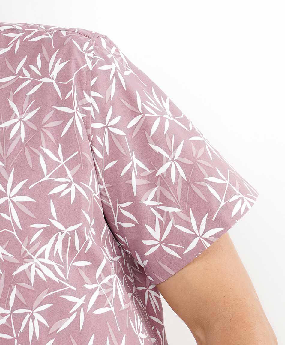 Camisa hombre estampado hojas  guayabera