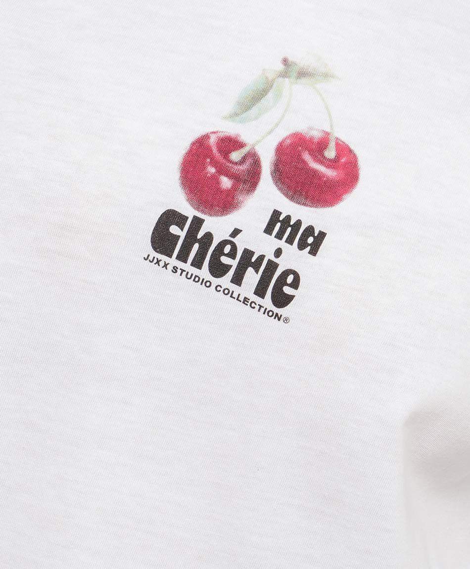 Remera mujer cerezas