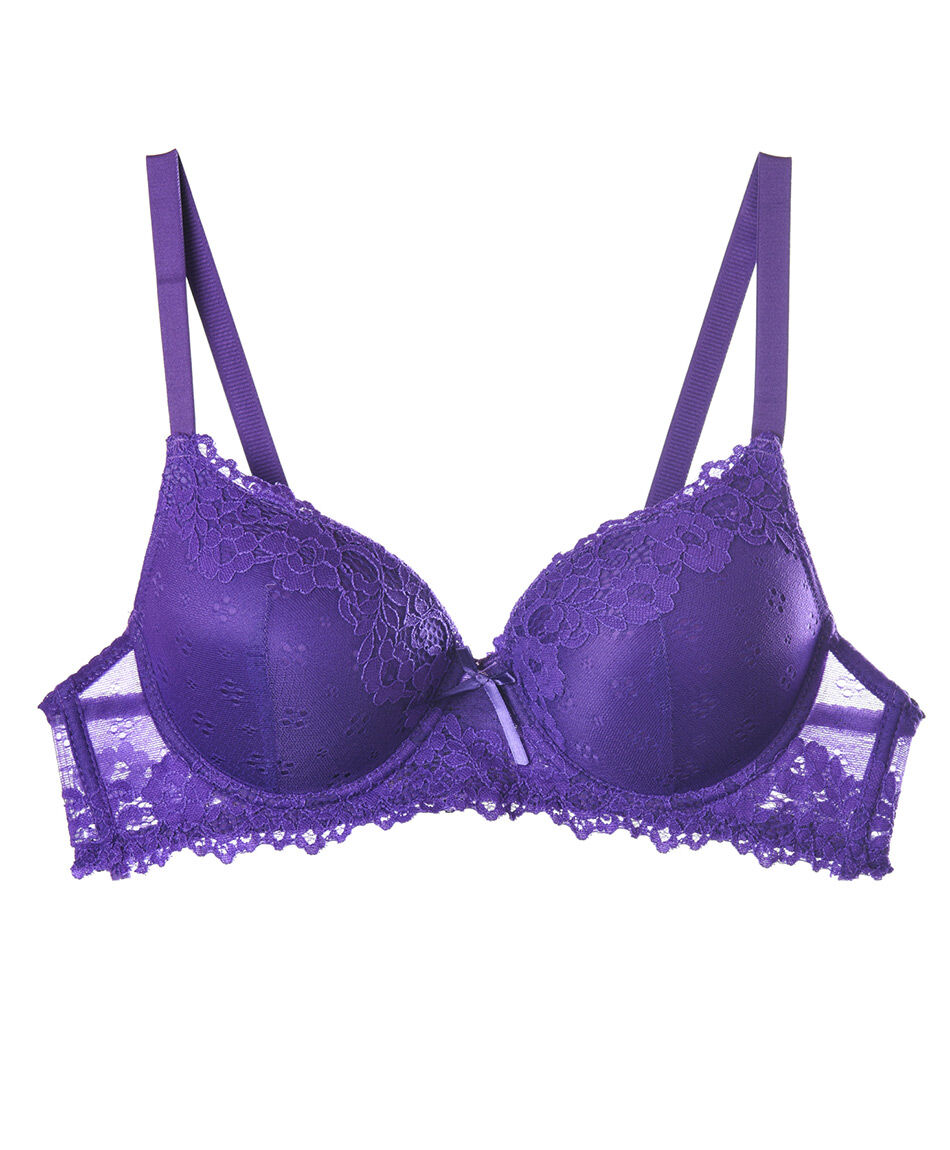 Corpi&ntilde;o mujer encaje floreado cinta