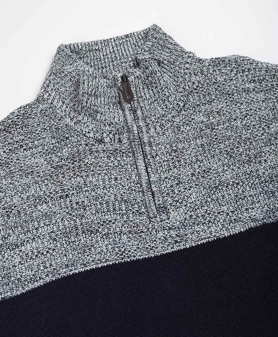 Sweater hombre bicolor