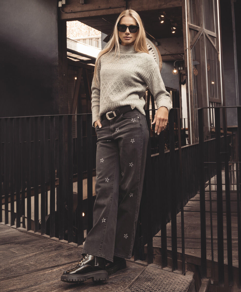Jeans mujer estrellas brillos&nbsp;
