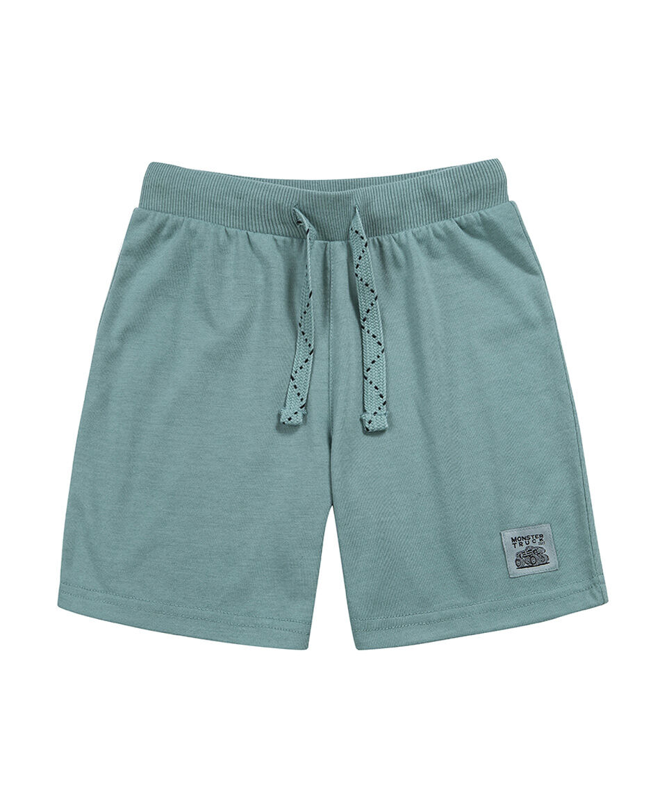 Short beb&eacute; b&aacute;sico verde