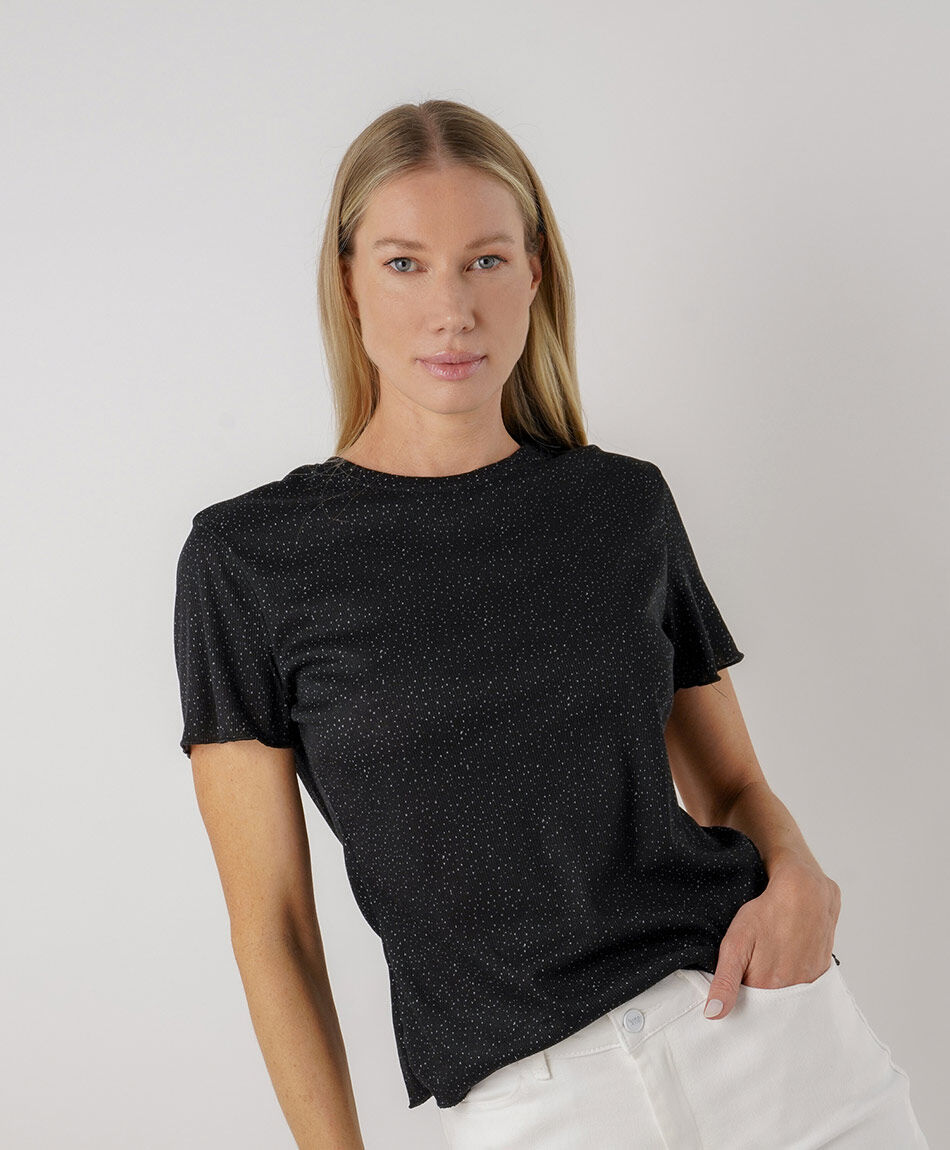 Remera mujer canal&eacute; puntitos
