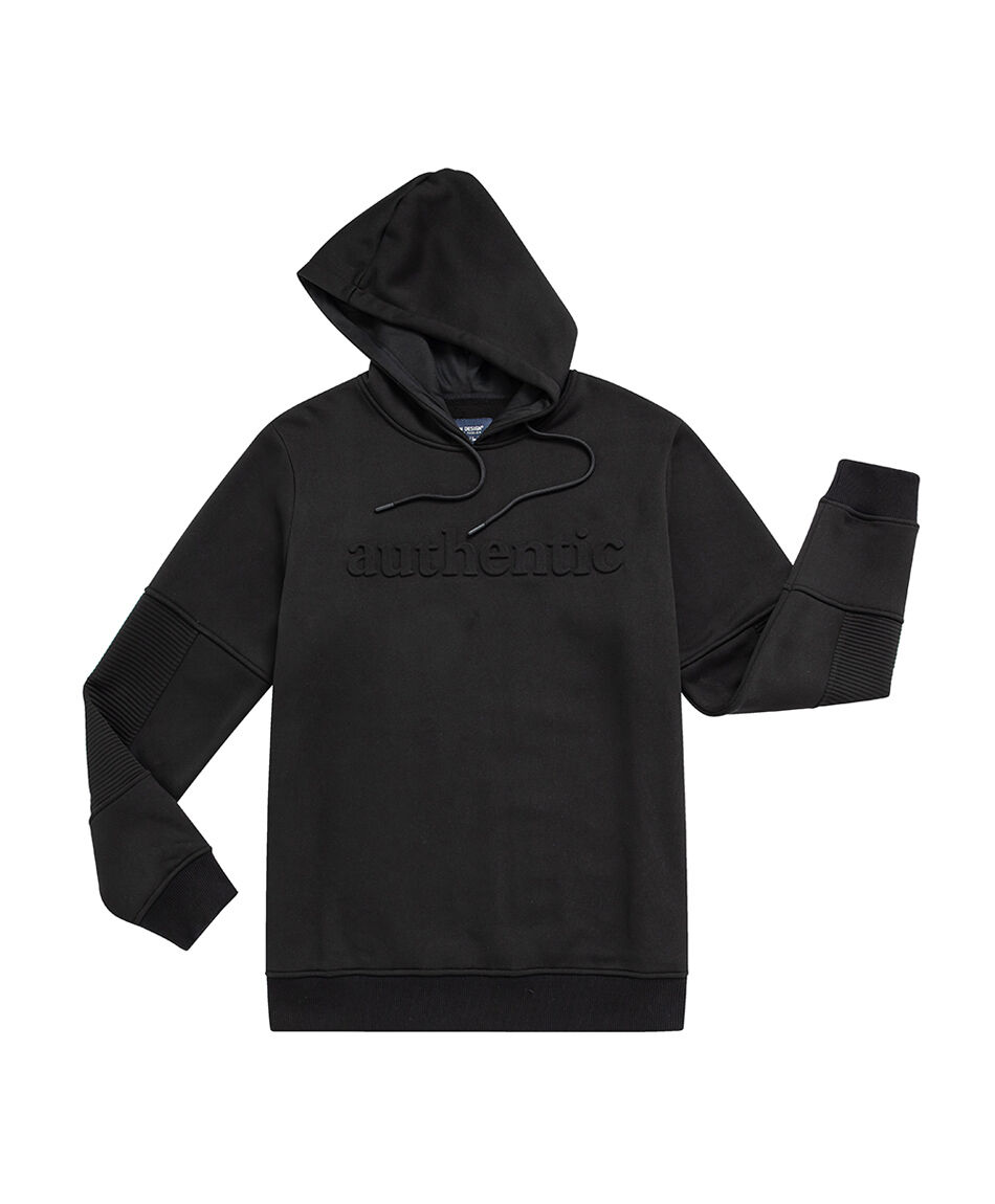 Poler&oacute;n hombre print relieve