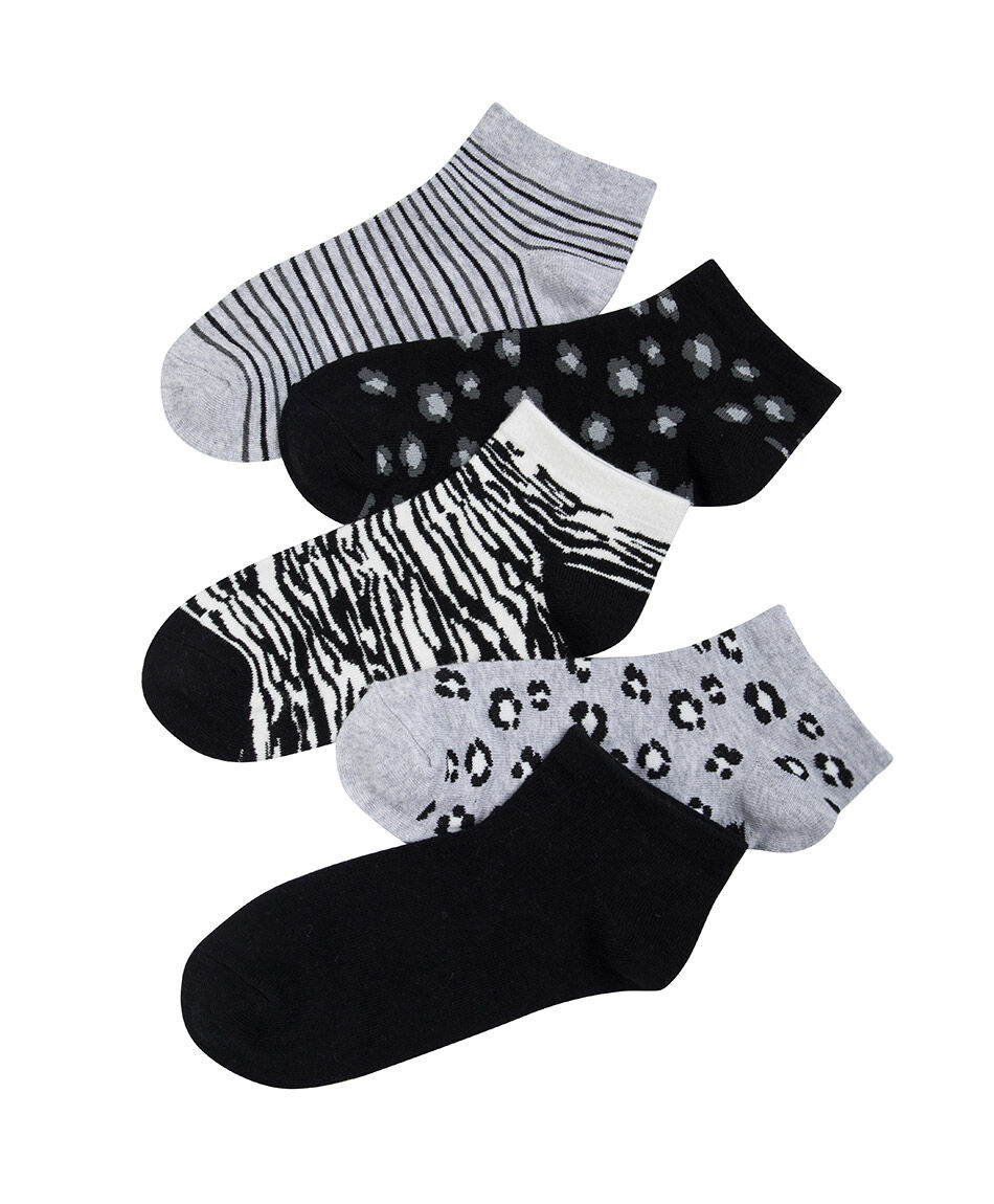 Pack 5 medias mujer cortos variedades