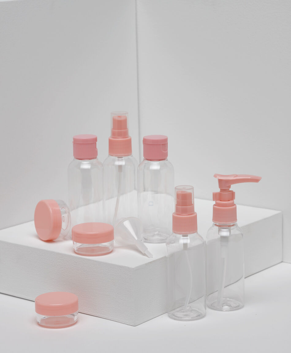 Set botellas de viaje + estuche