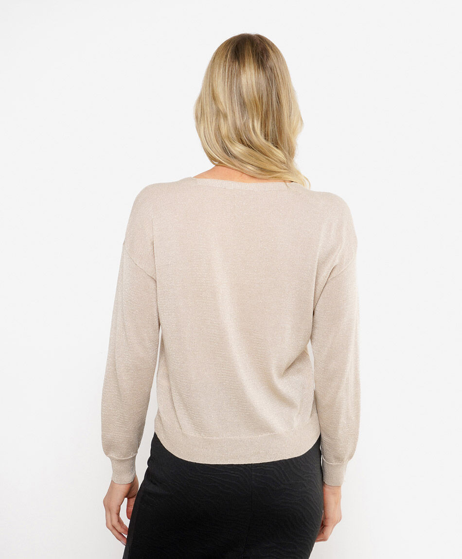 Cardigan mujer lurex