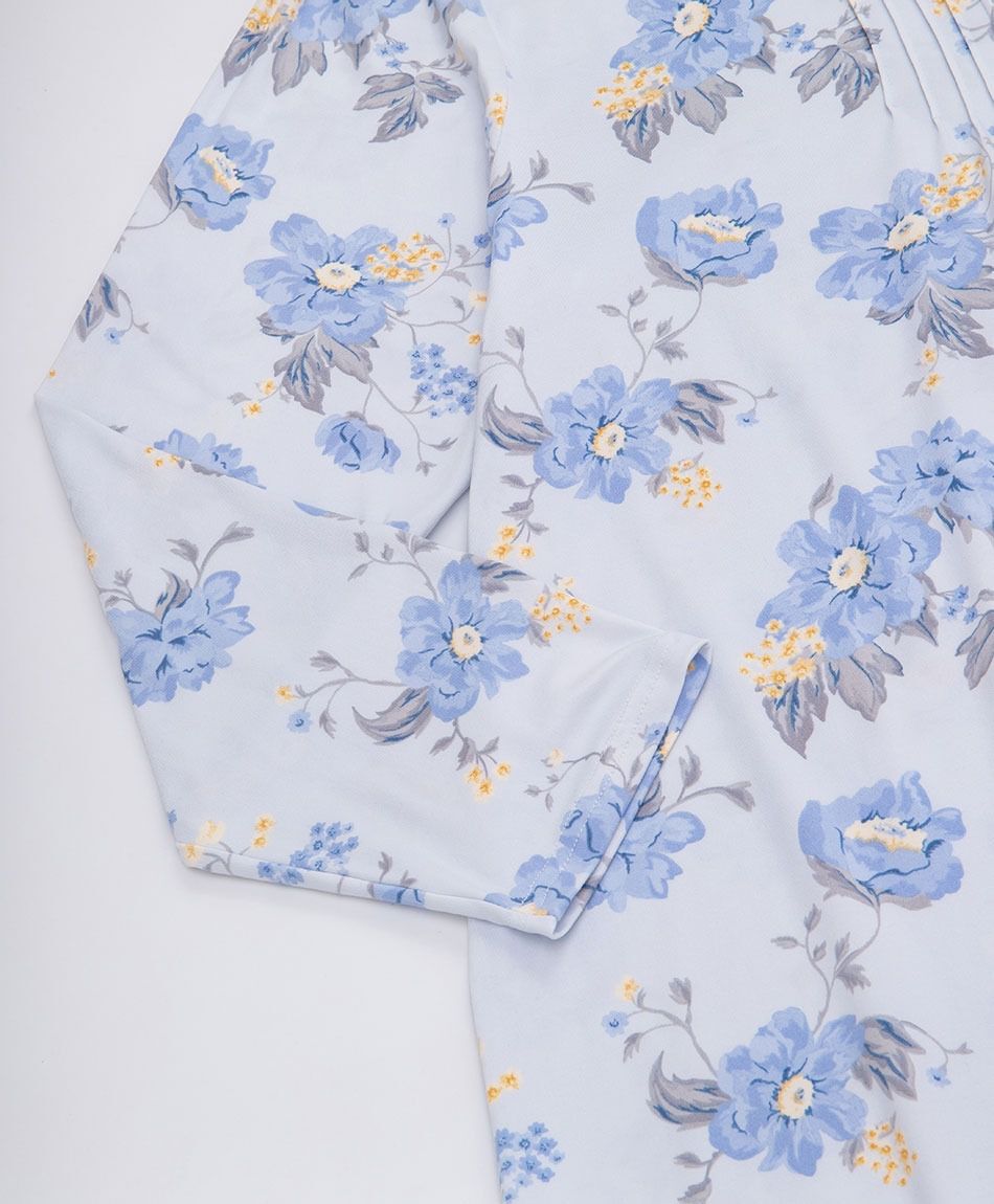 Camis&oacute;n mujer floreado azul