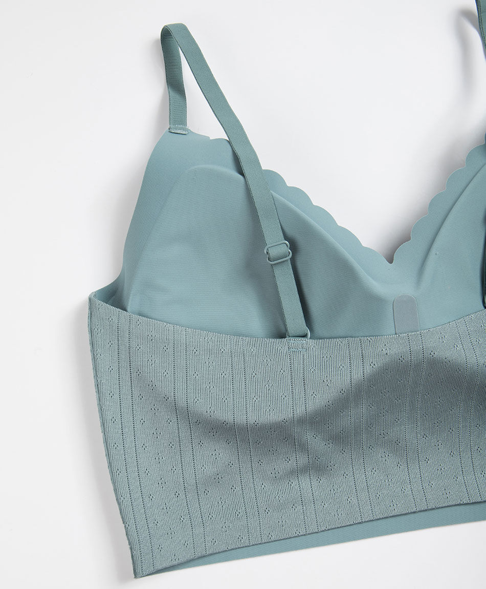 Bralette mujer seamless jacquard