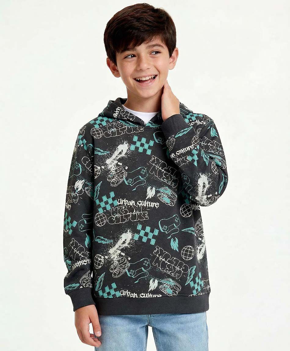 Buzo ni&ntilde;o estampado creativo