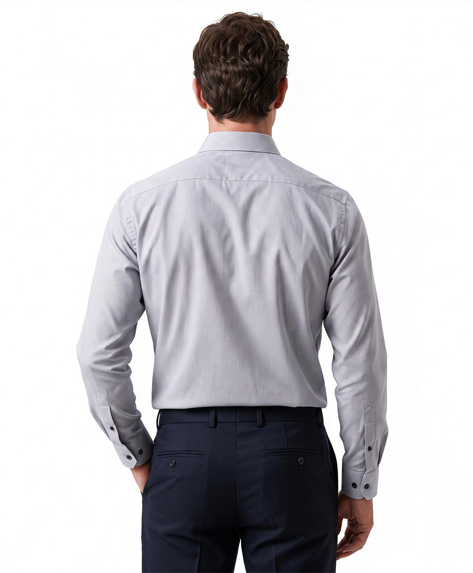 Camisa hombre formal gris claro