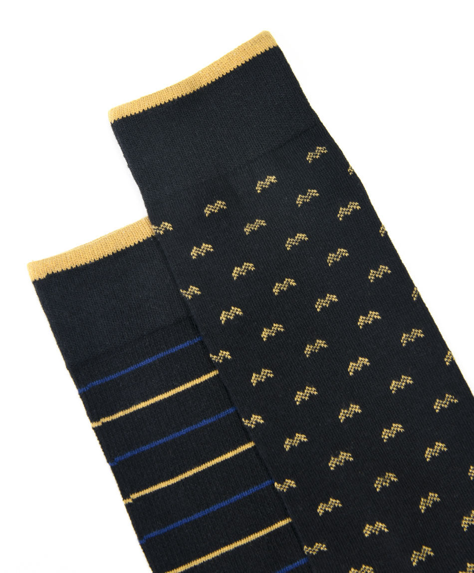 Pack 2 medias hombre amarillo