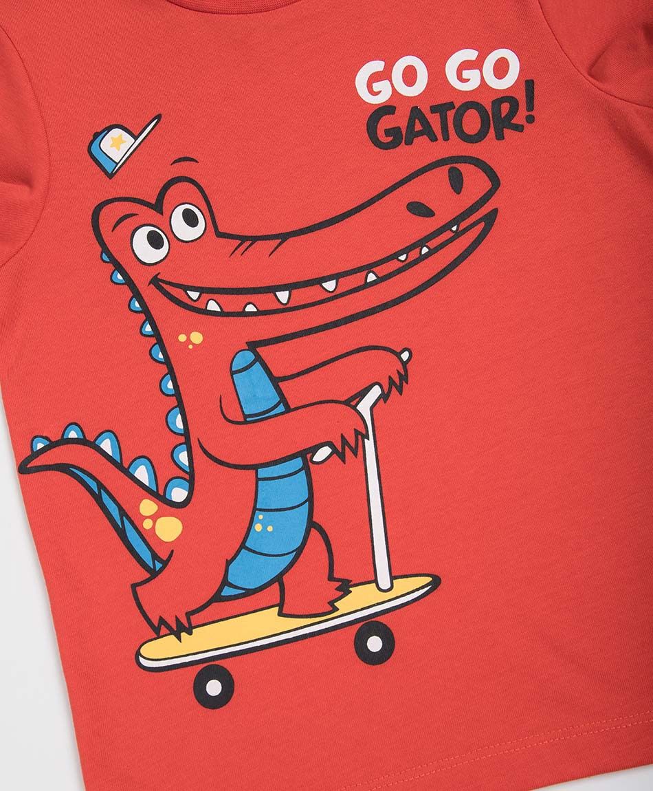 Remera beb&eacute; cocodrilo skate
