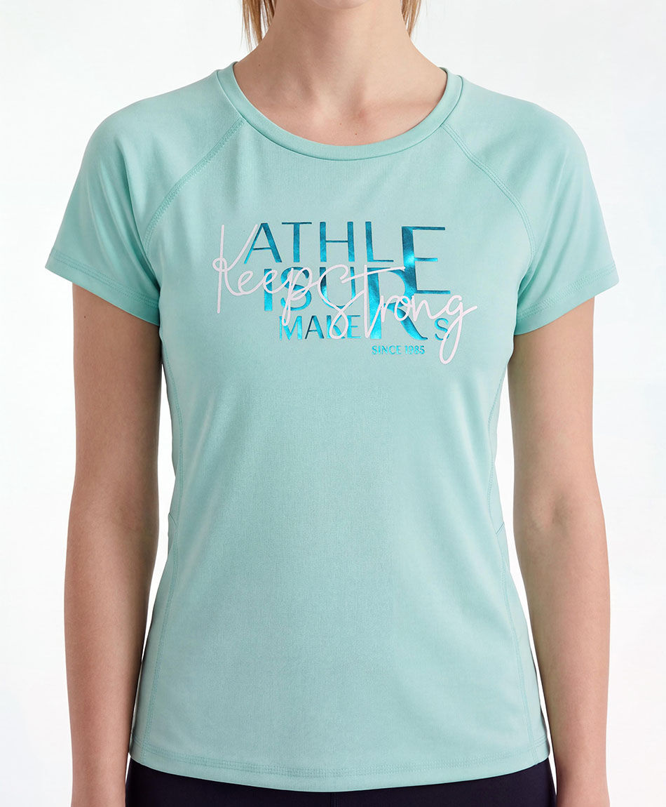 Remera deportiva mujer menta