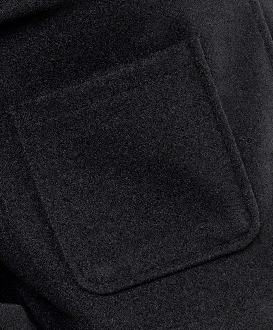 Campera mujer crop bolsillos