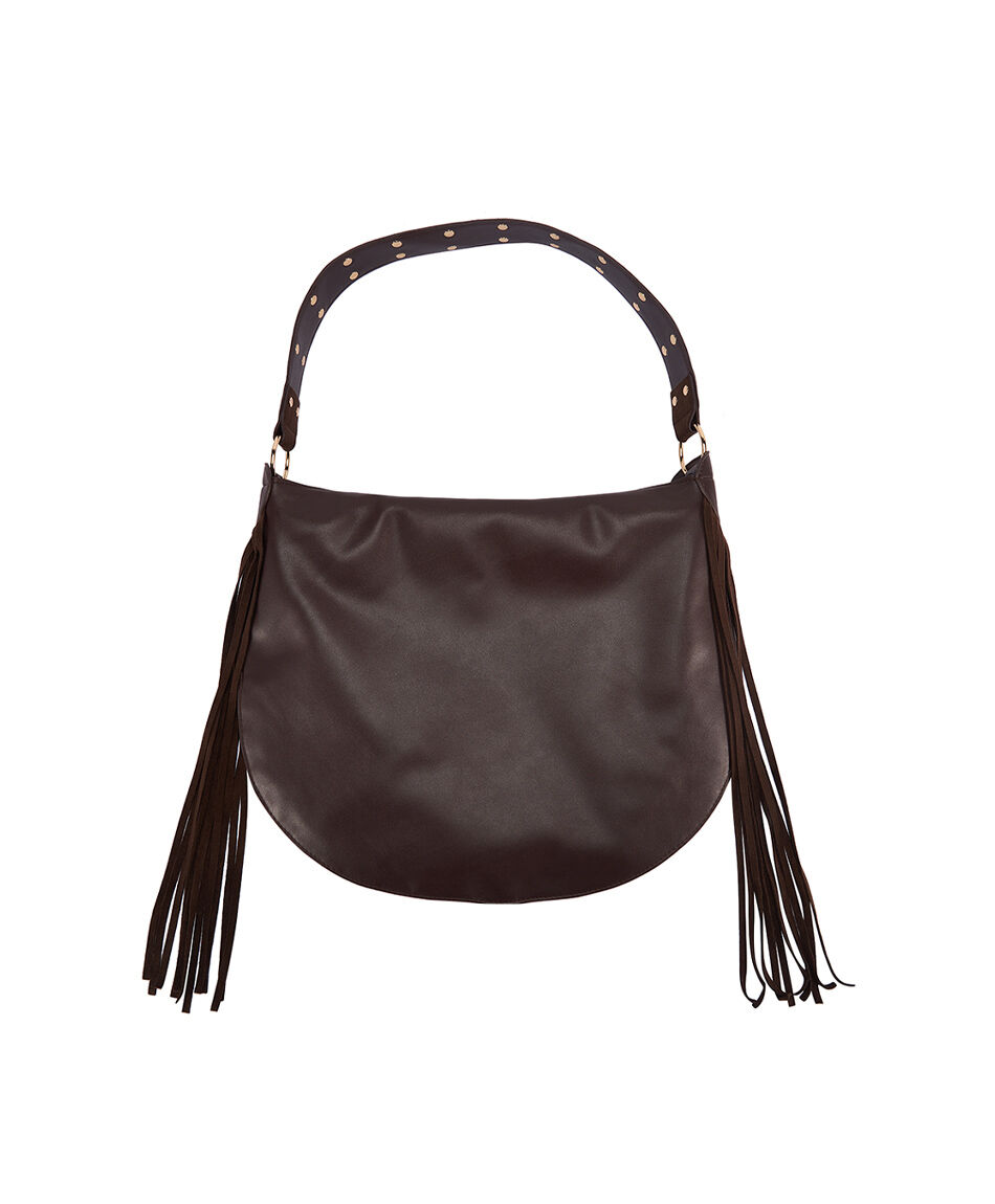 Bolso mujer suede flecos