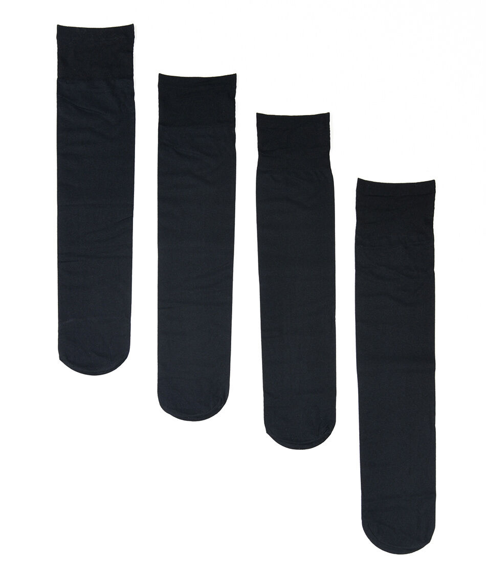 Pack 2 mini media mujer black&nbsp;40 denier