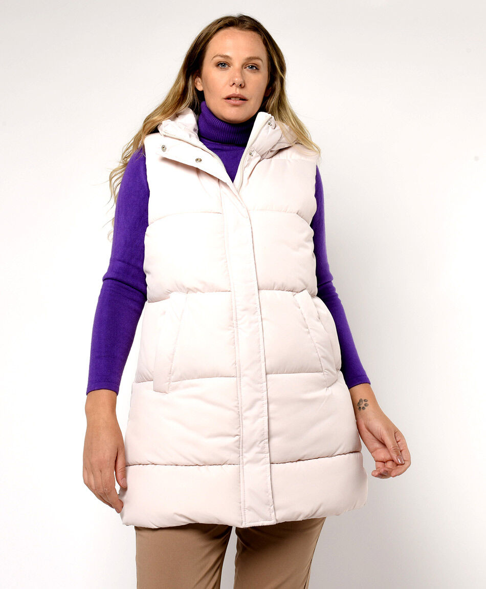 Parka mujer puffa sin mangas