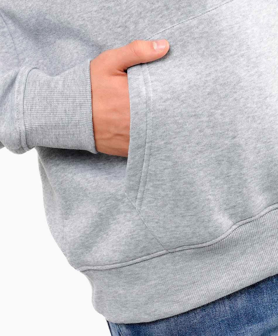 Buzo hombre liso grey