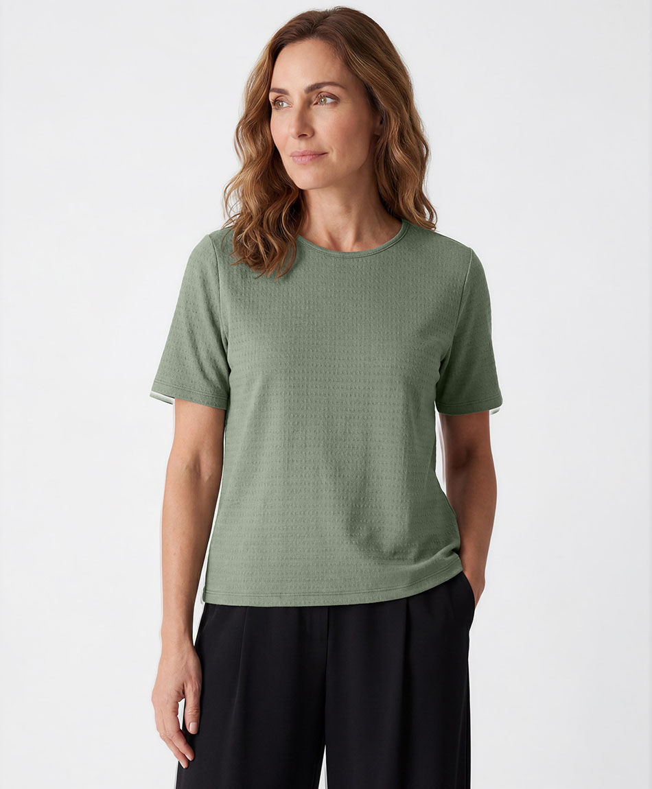 Remera mujer textura