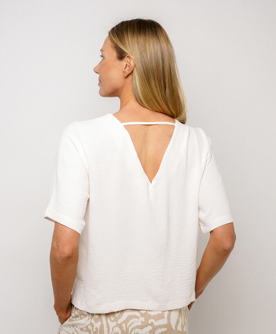 Camisa mujer cuello v