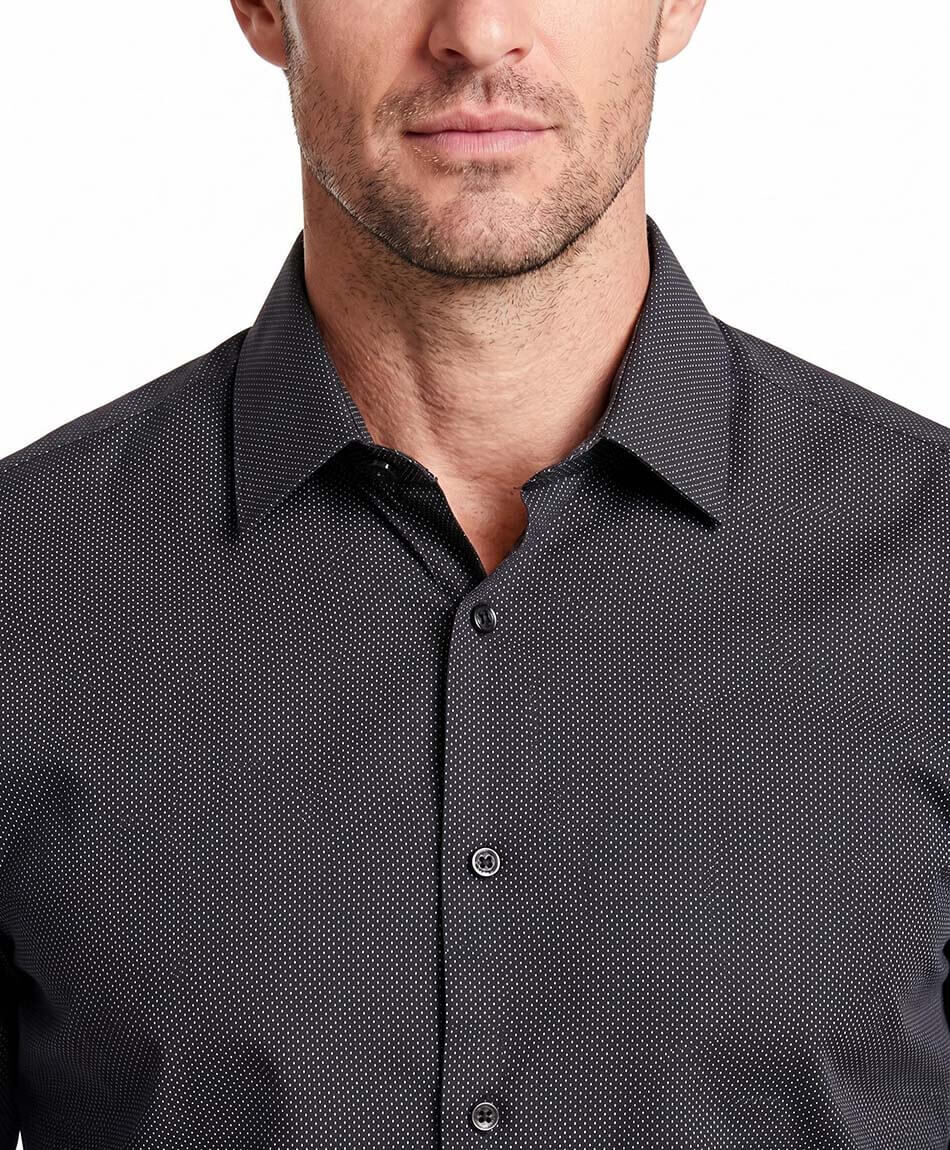 Camisa hombre elegante dise&ntilde;o puntos