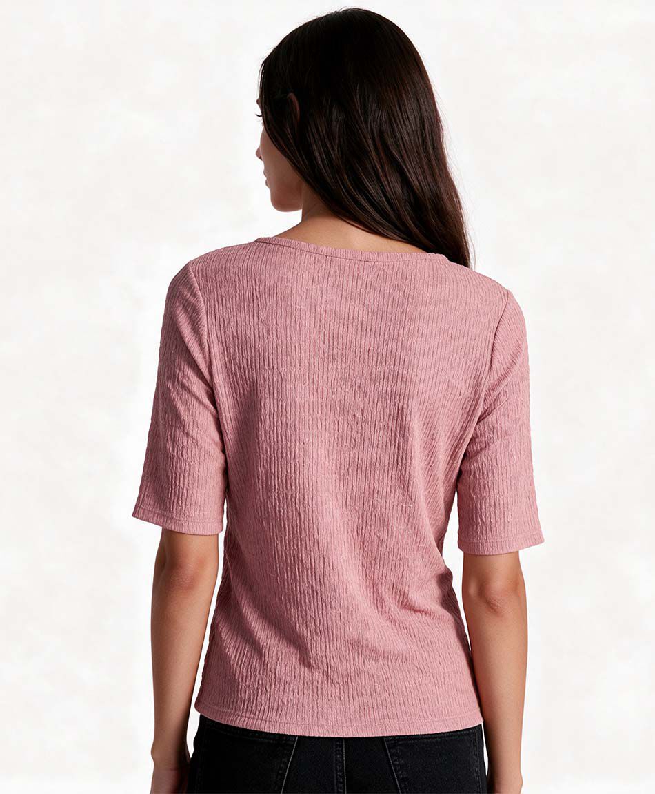 Remera mujer cuello asim&eacute;trico