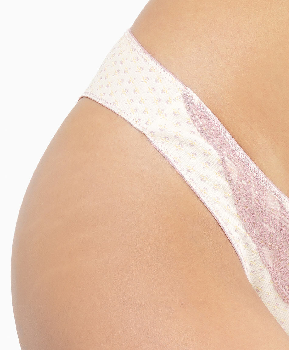 Tanga mujer encaje superior