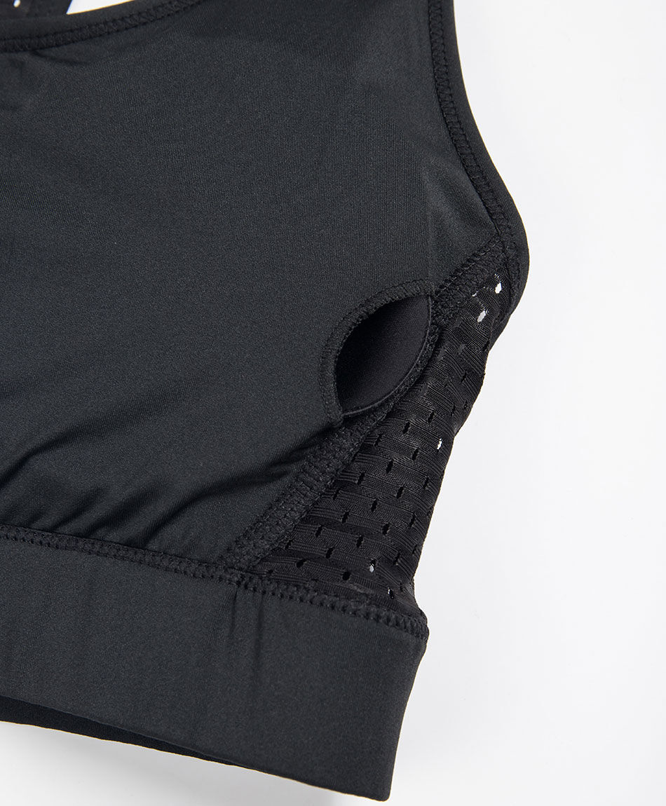 Peto deportivo mujer espalda malla
