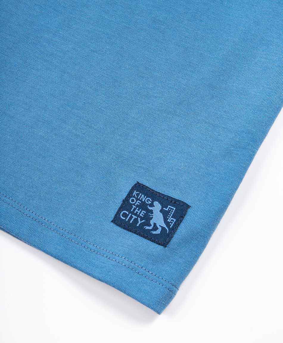 Remera beb&eacute; b&aacute;sica azul