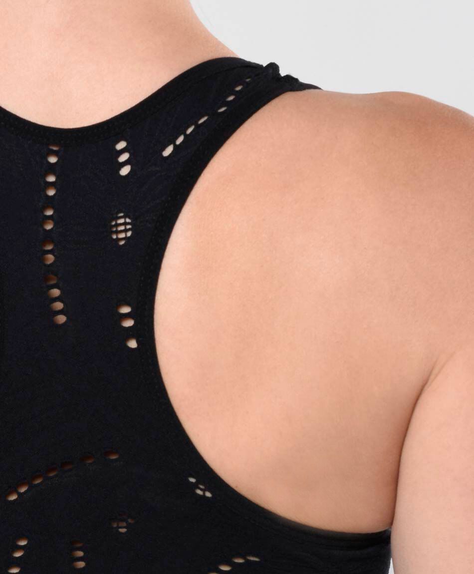 Top mujer seamless calado