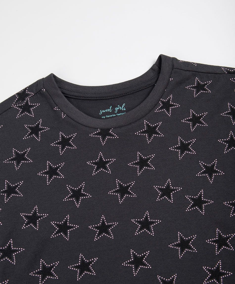 Remera ni&ntilde;a estrellas