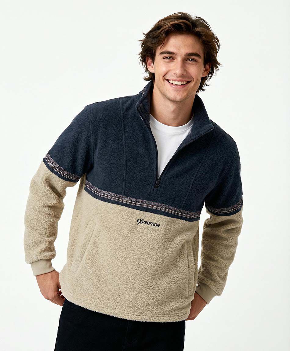 Campera hombre heavy fleece
