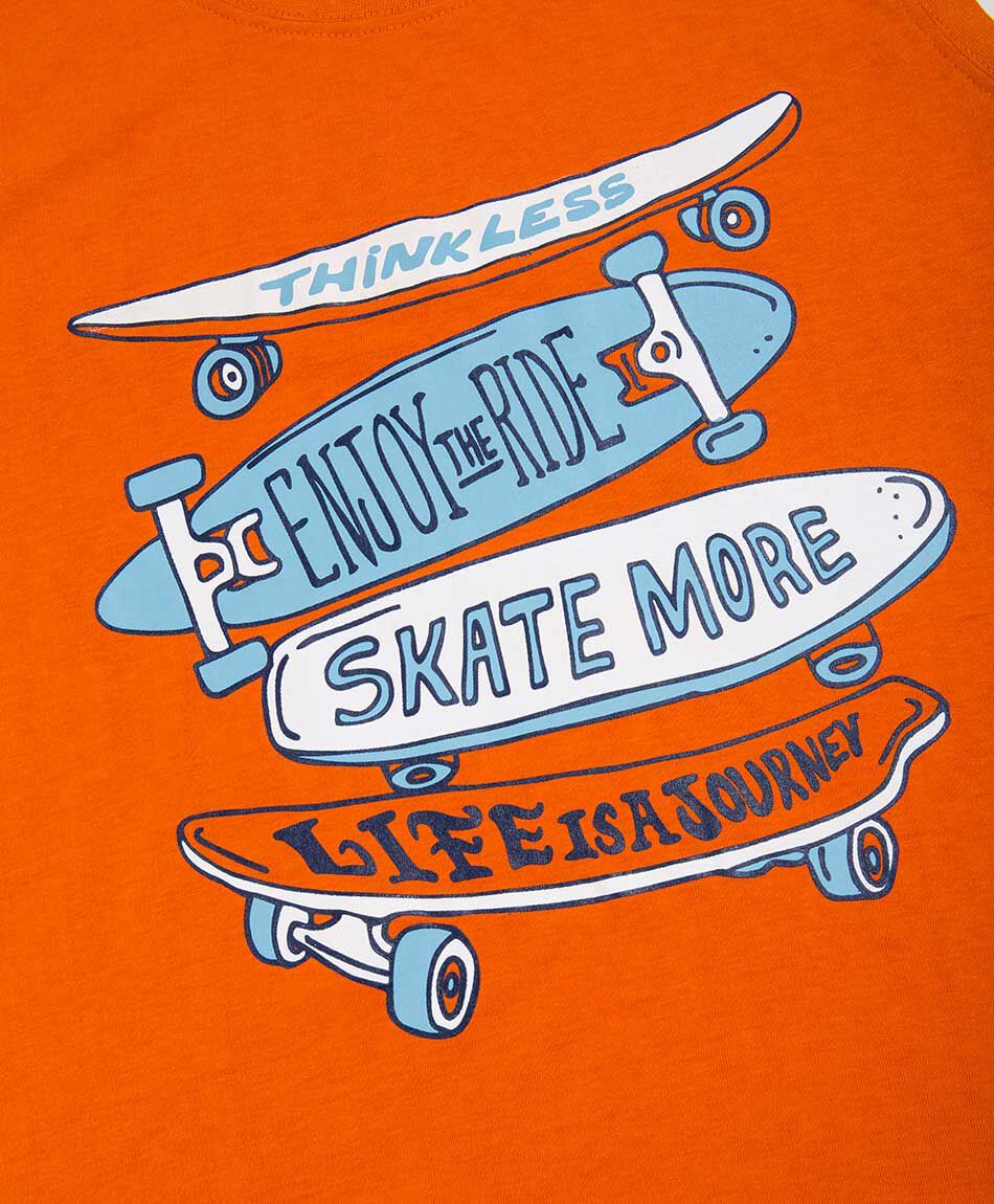 Remera ni&ntilde;o skate sin mangas