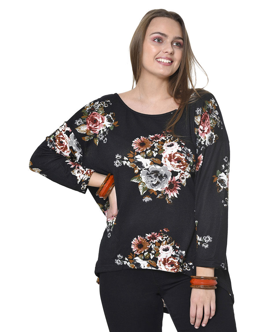 Polera estampada