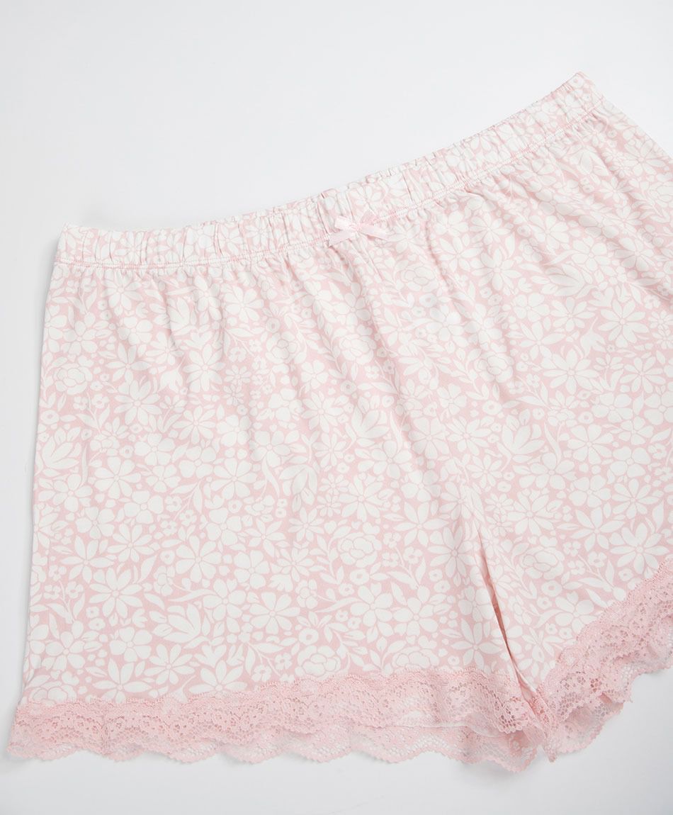 Baby doll mujer floreado botones rosado