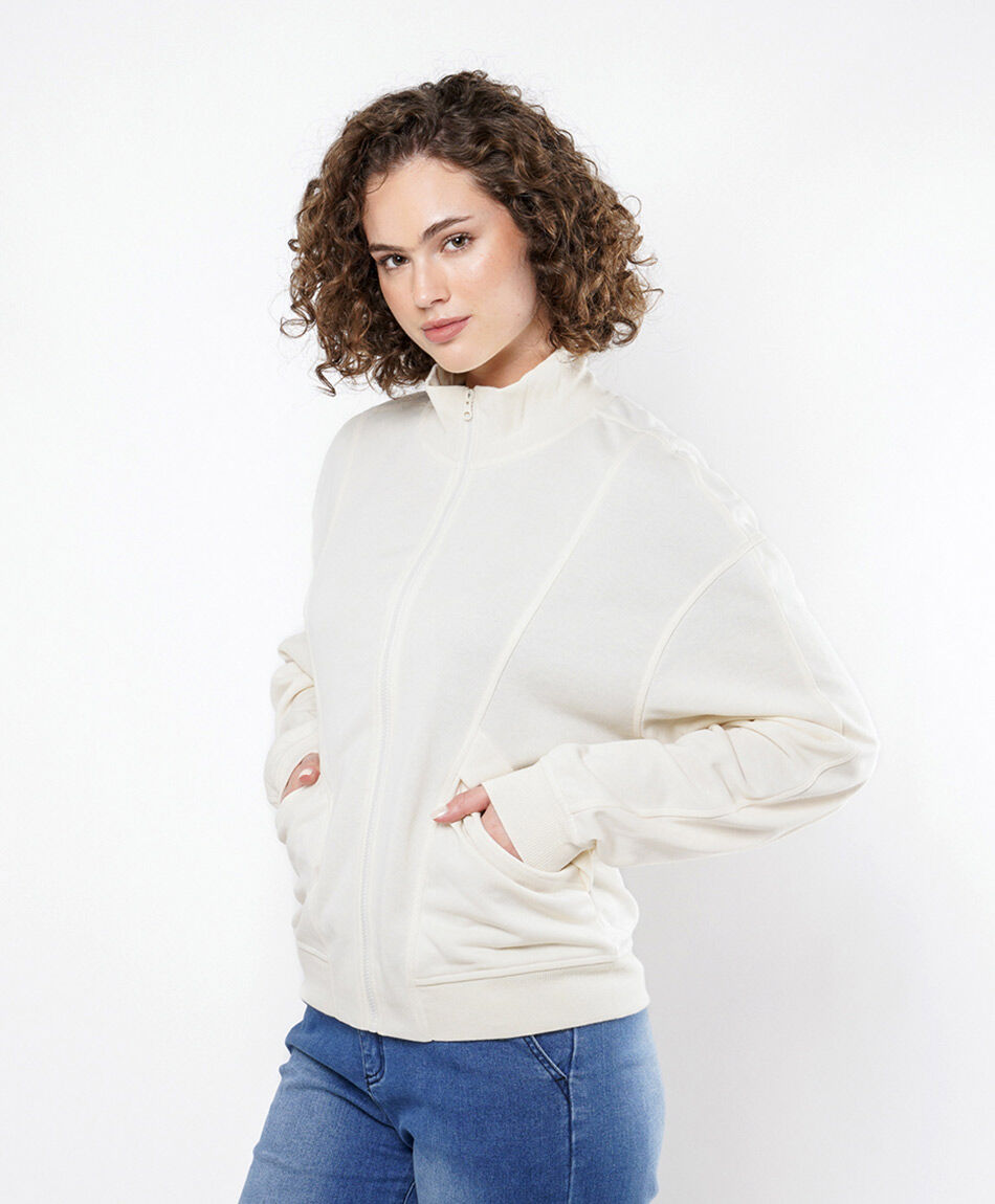 Buzo mujer costuras frontales