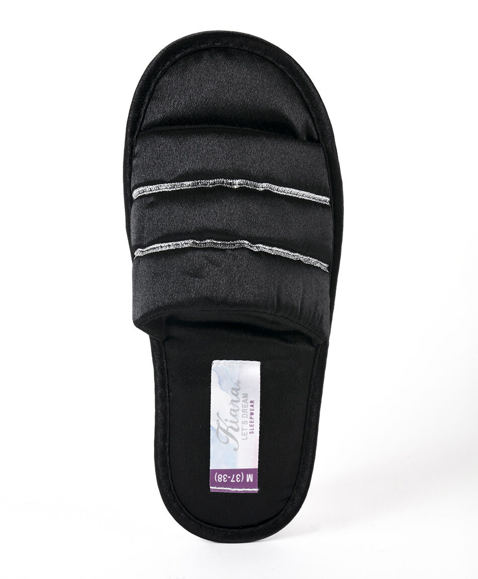 Pantufla mujer brillante