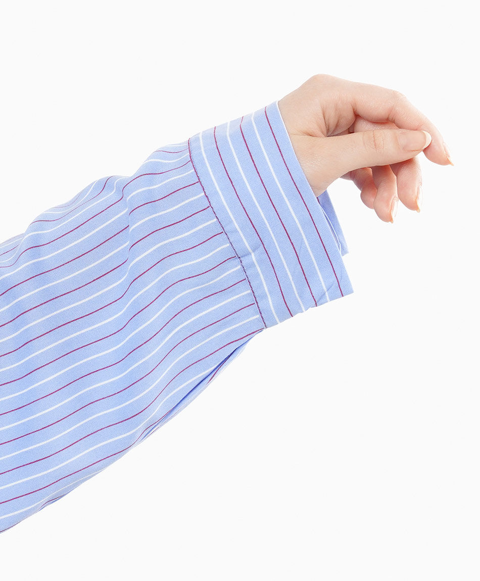 Camisa mujer l&iacute;neas blue