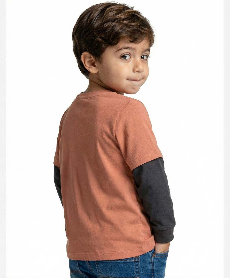 Remera beb&eacute; estampado dinocool