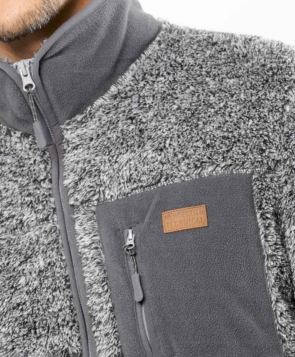 Campera deportiva hombre coral