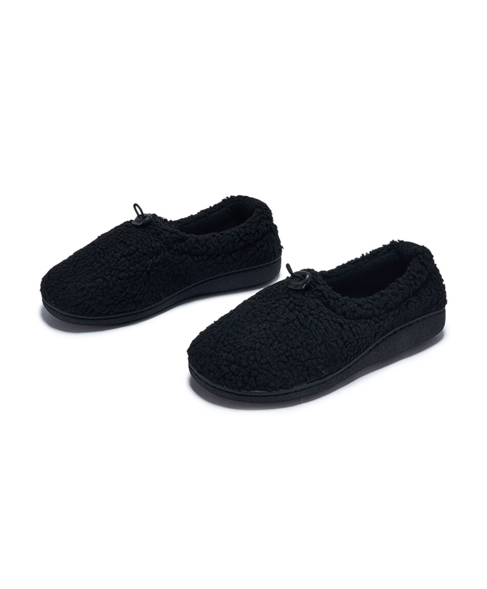 Zapatillas de descanso mujer sherpas black
