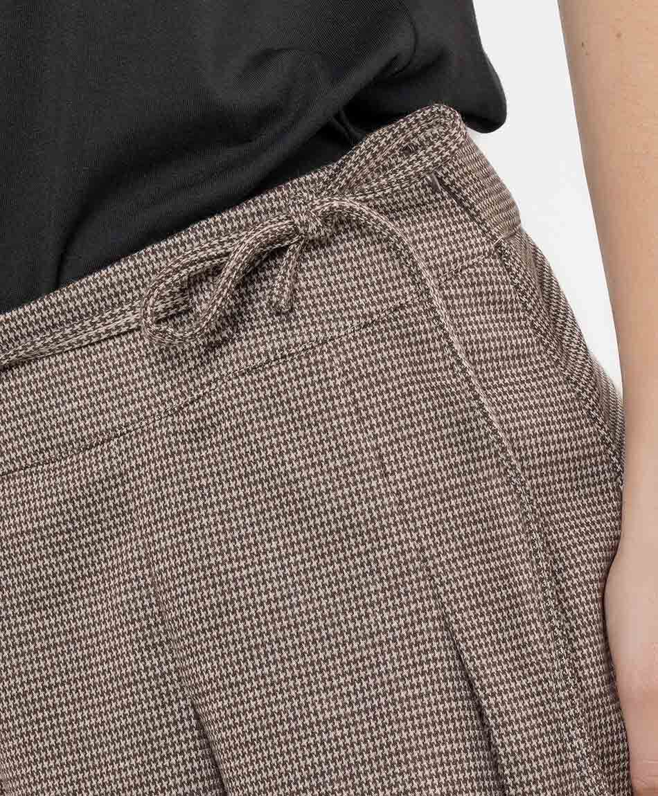 Mini falda mujer cuadrille lazo